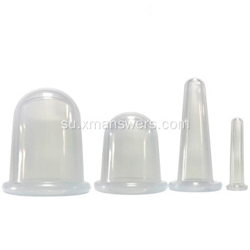 Tradisi terapi médis silicone vakum cupping set